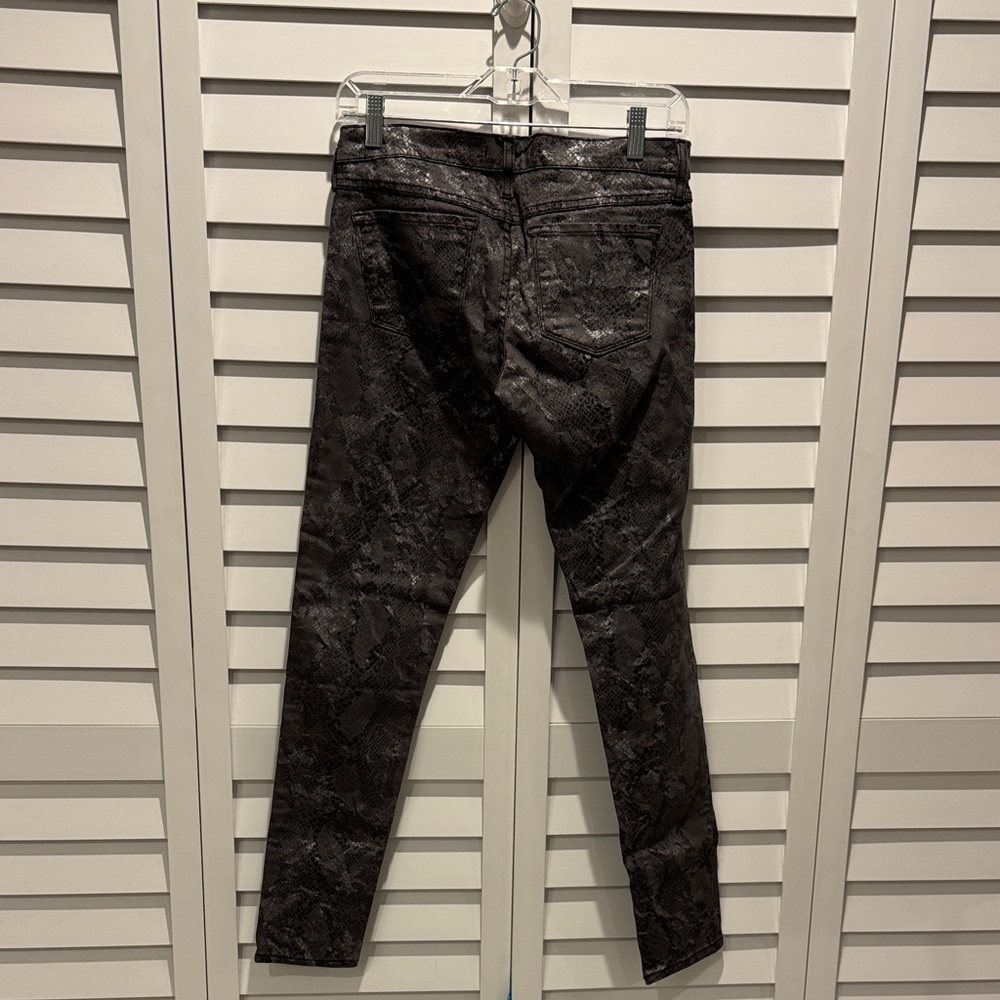 Flying Monkey Nwot Snake Metallic Patterned Skinn… - image 6